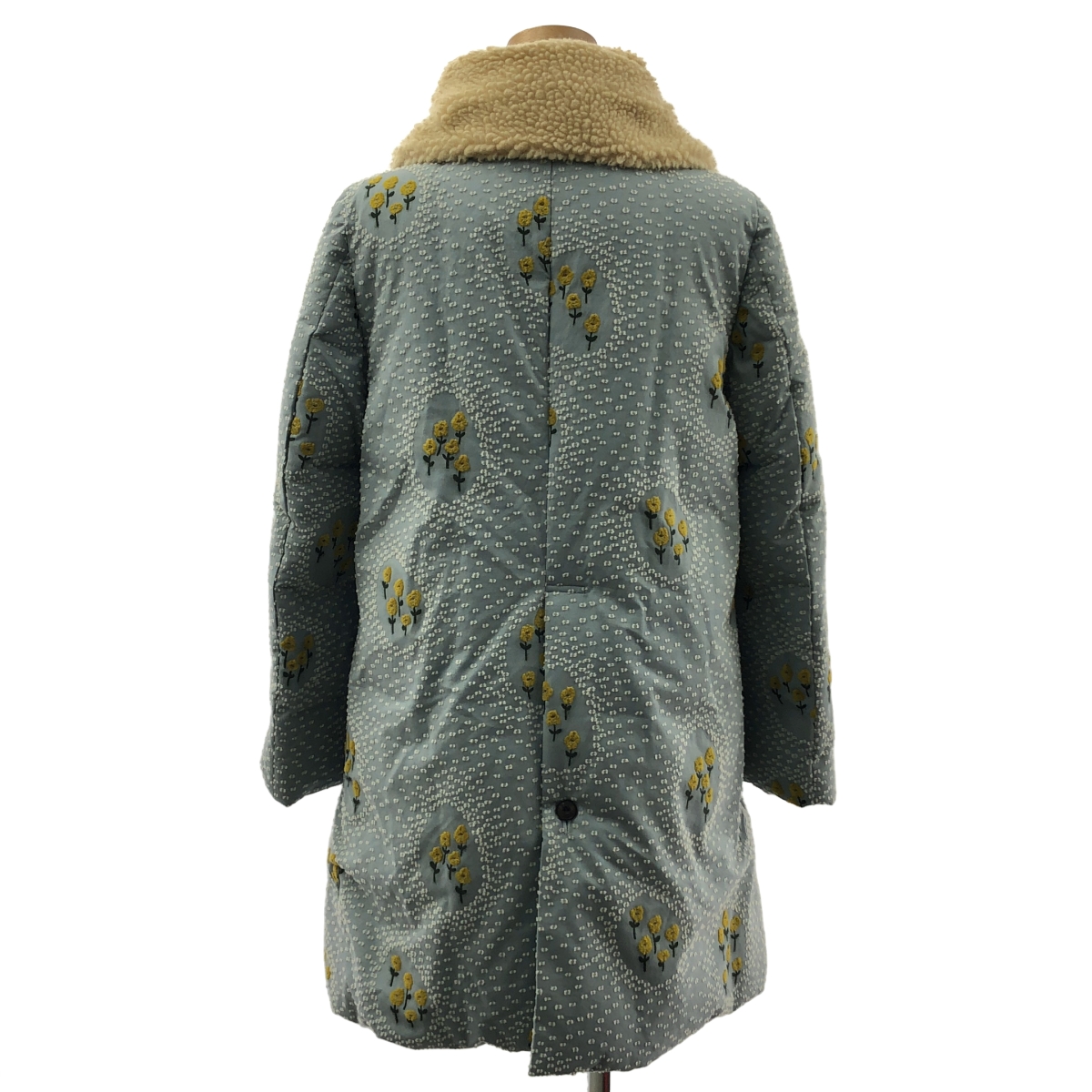 mina perhonen / ミナペルホネン ballade / バラード シルクブレンド ボア オーバー ダウン コート