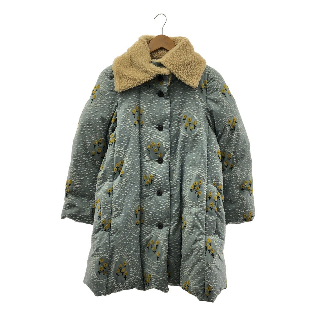 mina perhonen / ミナペルホネン ballade / バラード シルクブレンド ボア オーバー ダウン コート