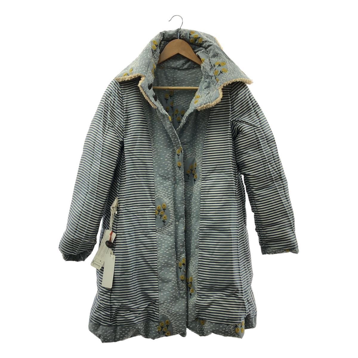 mina perhonen / ミナペルホネン ballade / バラード シルクブレンド ボア オーバー ダウン コート