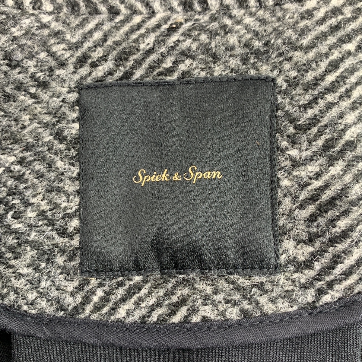 Spick and Span / スピックアンドスパン Wスライバー ヘリンボーン ミドル コート