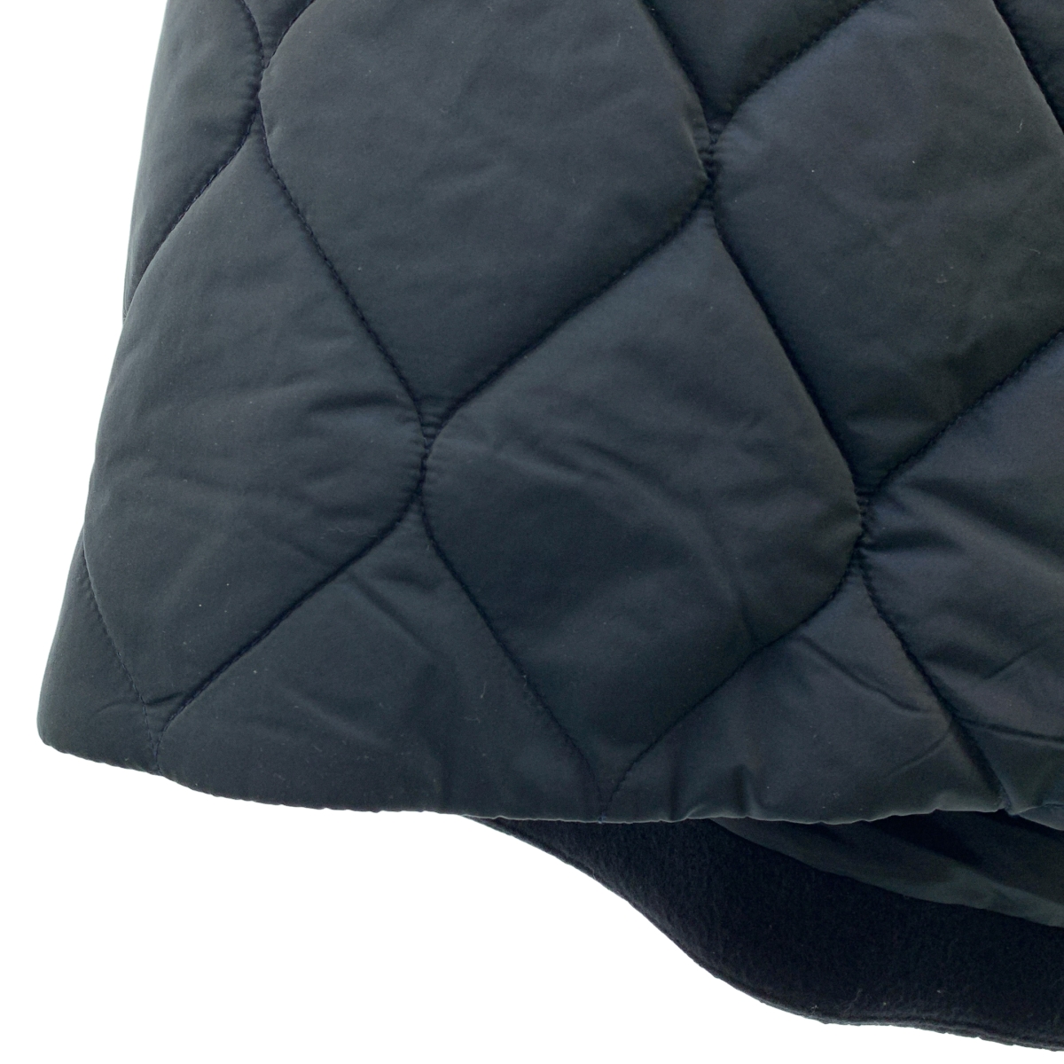 ENFOLD / エンフォルド バイカラー 圧縮ビーバーキルティングAラインコート