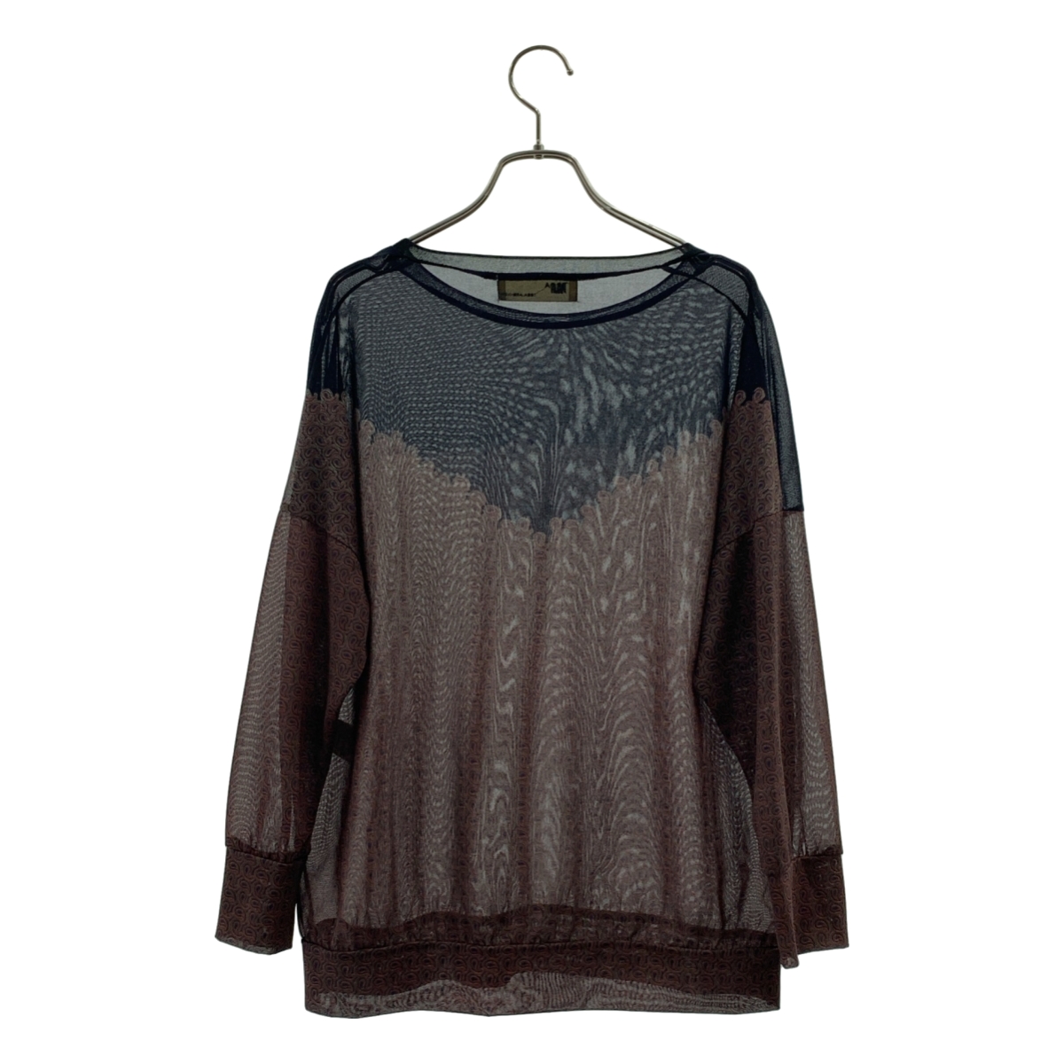 TOGA PULLA / トーガプルラ ペイズリー柄 クルーネックニット