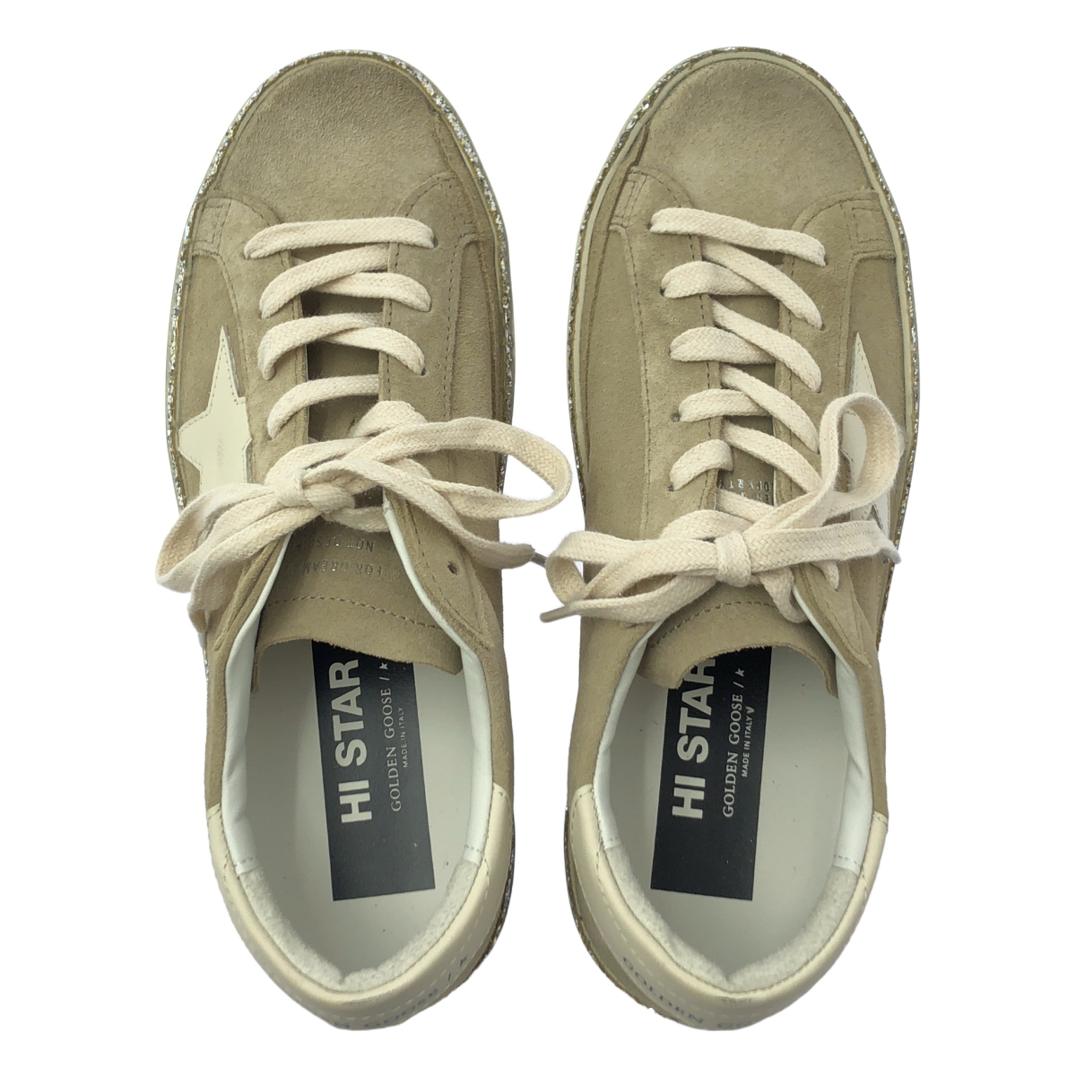 GOLDEN GOOSE / ゴールデングース HI STAR CLASSIC WITH LIST スエードレザー ローカットスニーカー