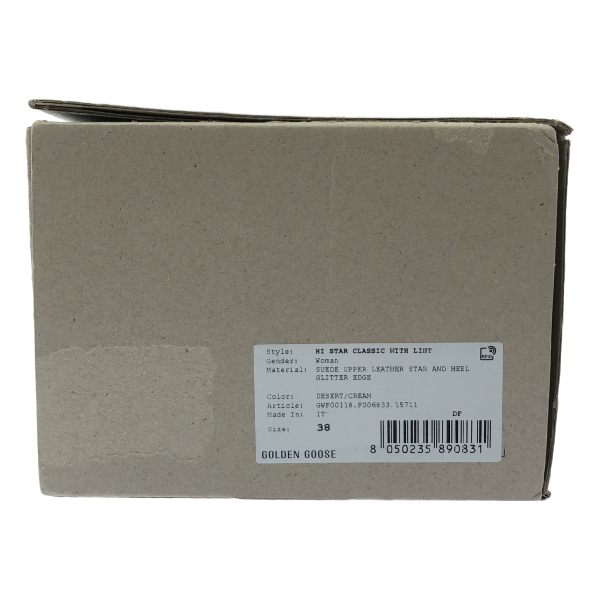 GOLDEN GOOSE / ゴールデングース HI STAR CLASSIC WITH LIST スエードレザー ローカットスニーカー