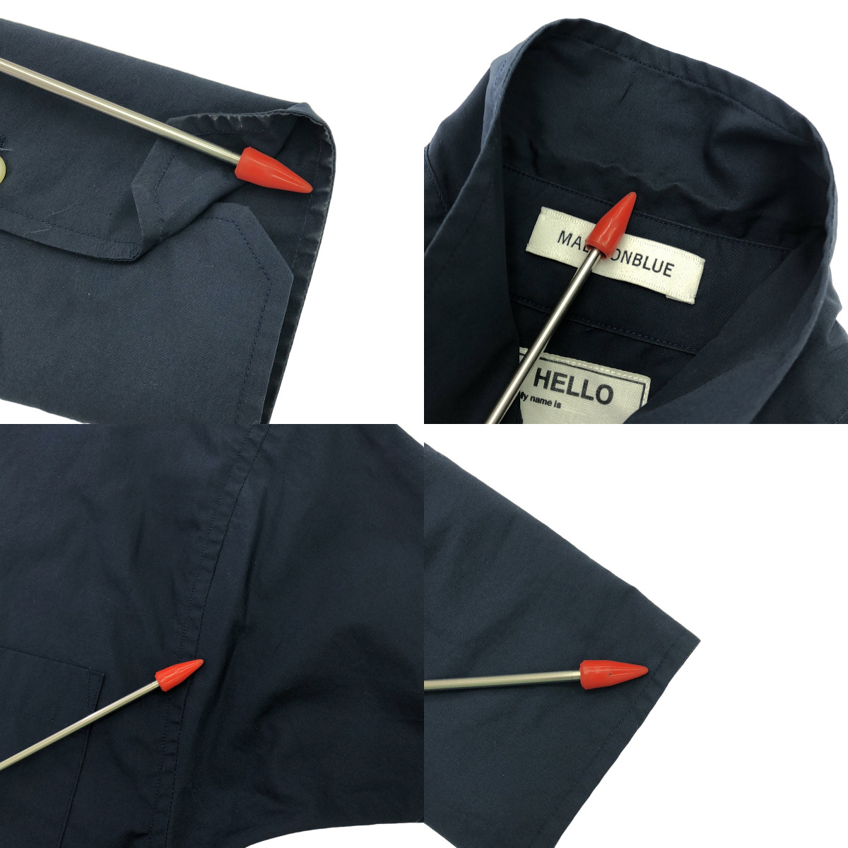 MADISON BLUE / マディソンブルー J.BRADLEY CUFF SHIRT コットン カフ シャツ