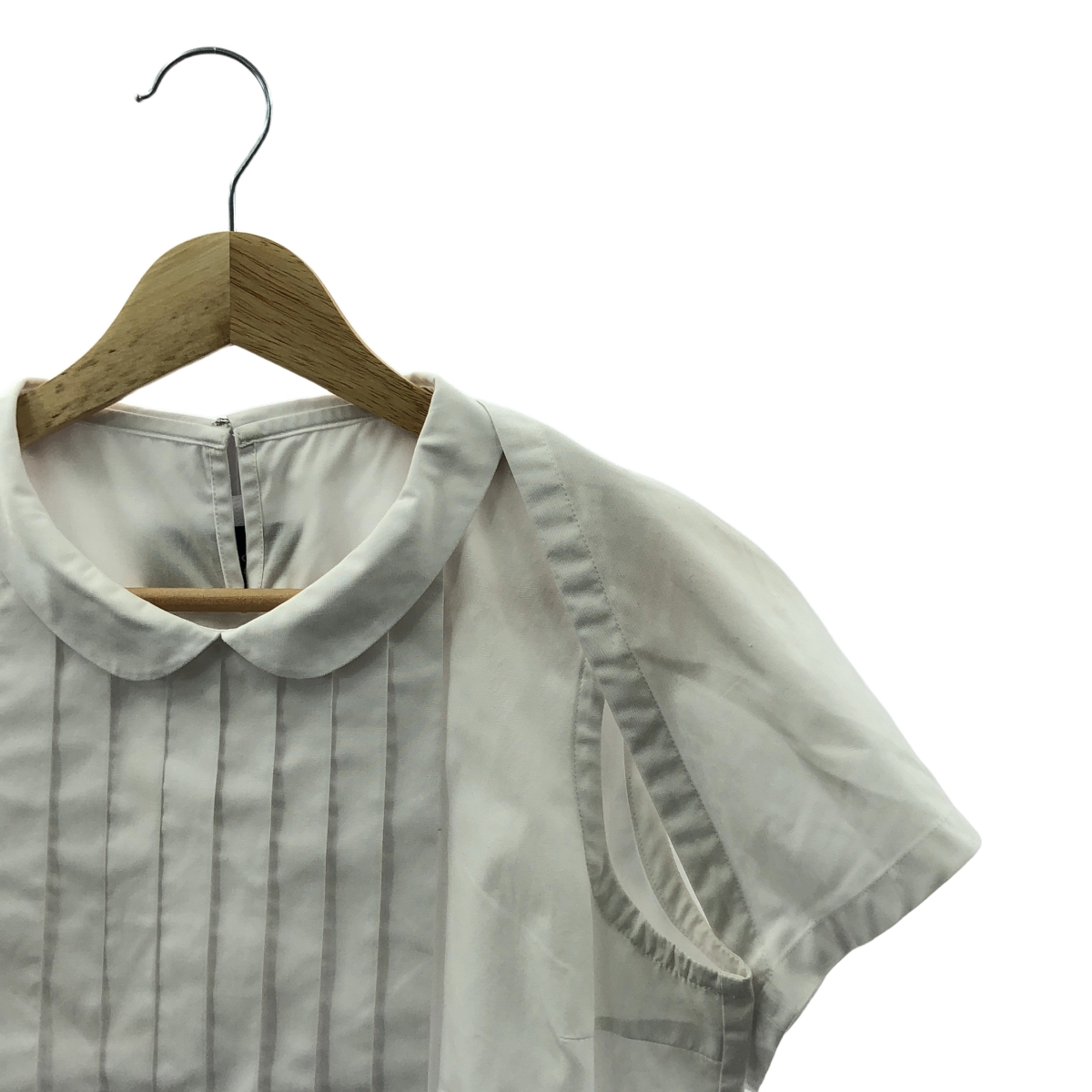 tricot COMME des GARCONS / トリココムデギャルソン ボレロショートスリーブ ノースリーブ プリーツ ブラウス