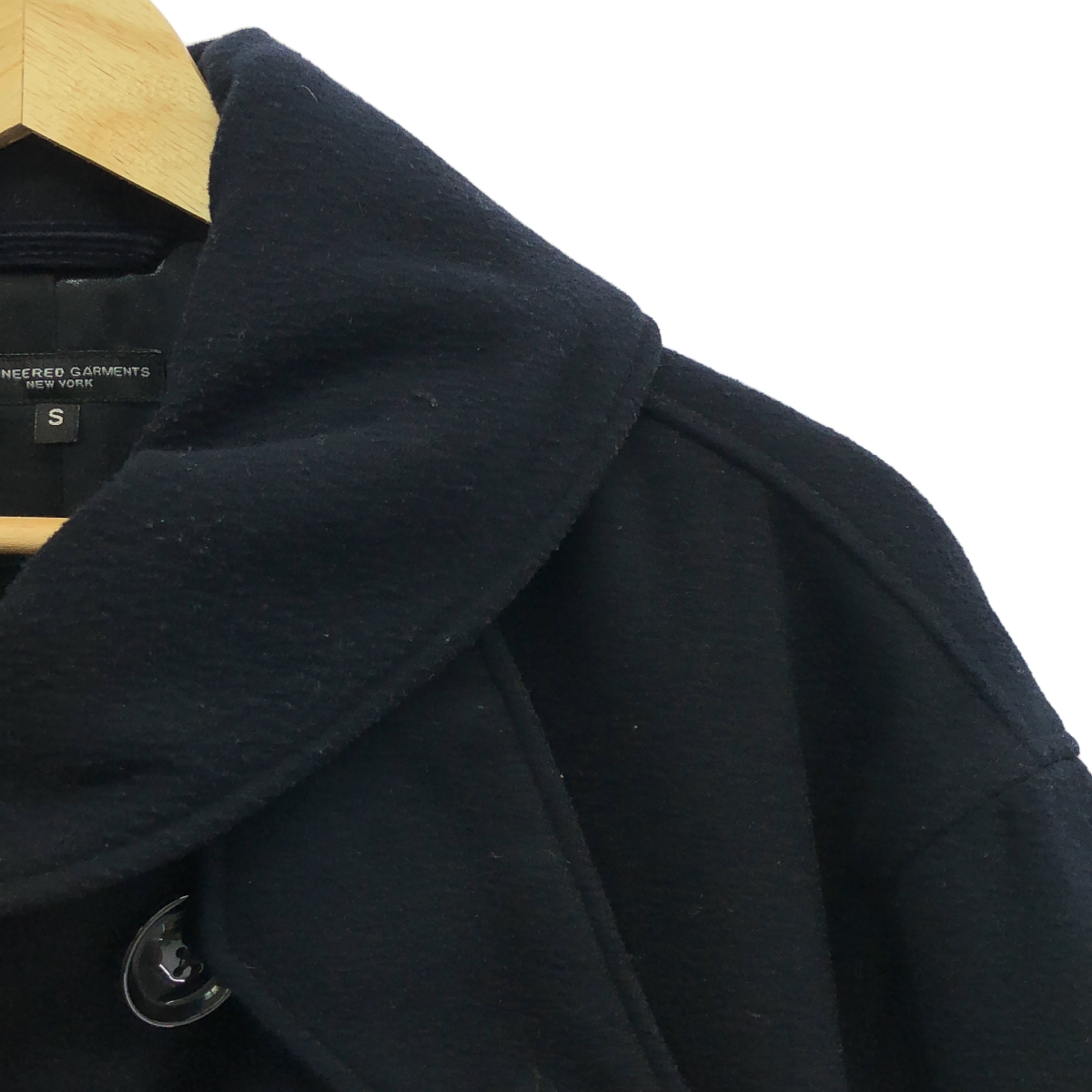 Engineered Garments / エンジニアドガーメンツ LH Pea Coat Polyester Fake Melton Pコート ピーコート ポリエステルフェイクメルトン