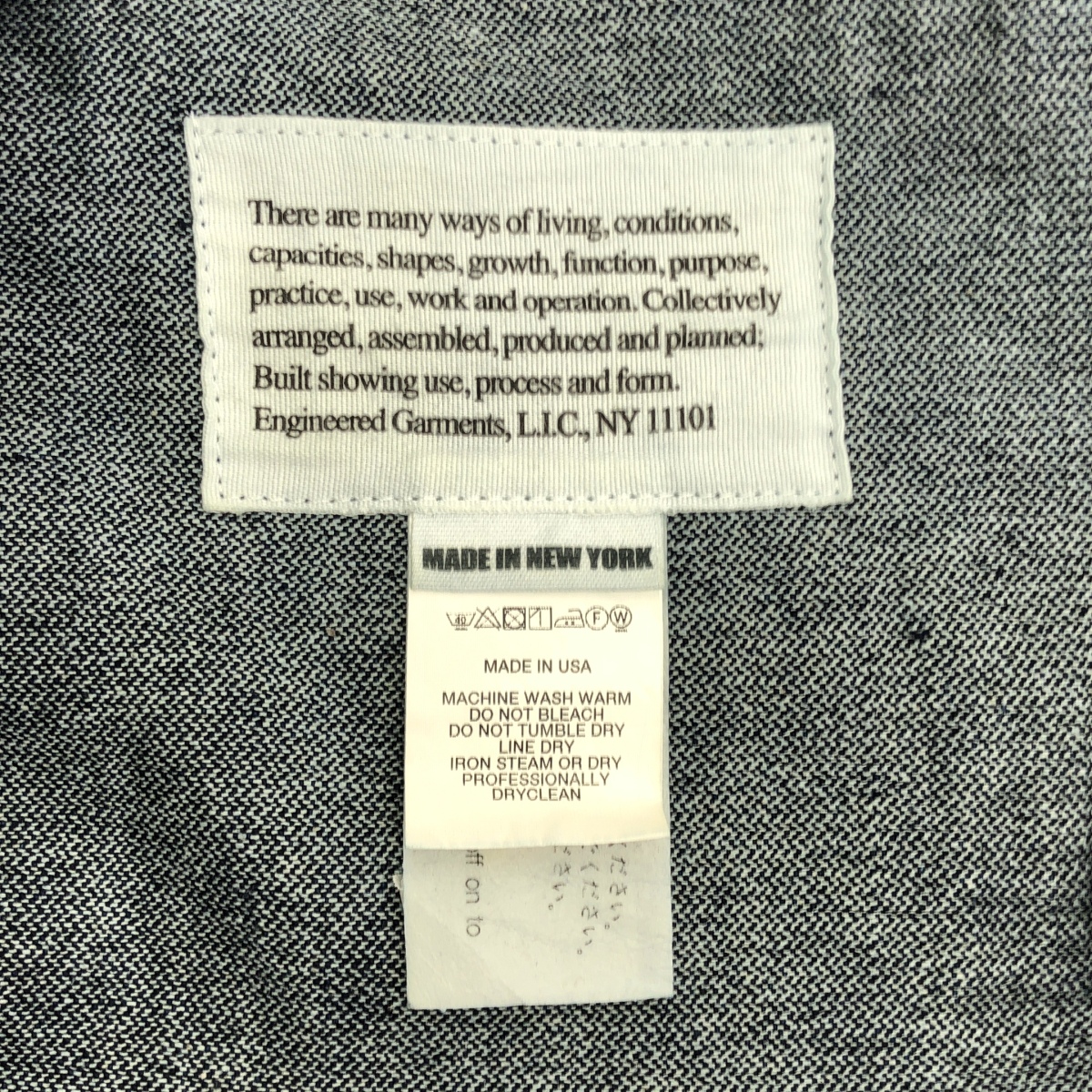 Engineered Garments / エンジニアドガーメンツ FATIGUE PANT DENIM ファティーグパンツ デニム