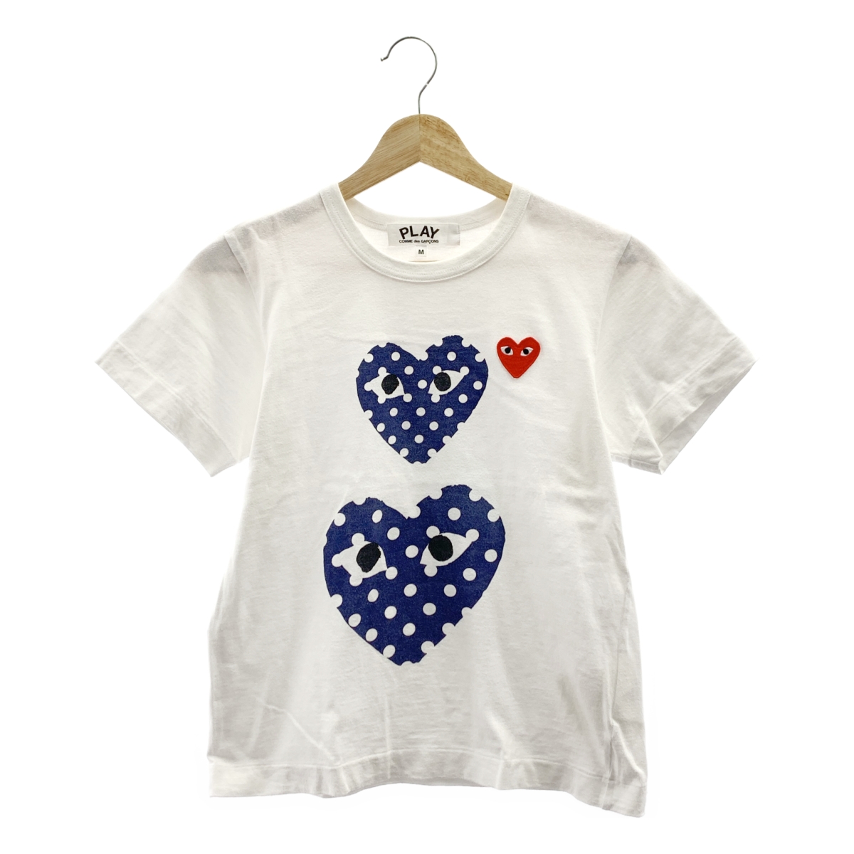PLAY コットン 半袖Tシャツ ハートデザイン PLAY COMME des GARCONS コムデギャルソン Play Dot Heart T