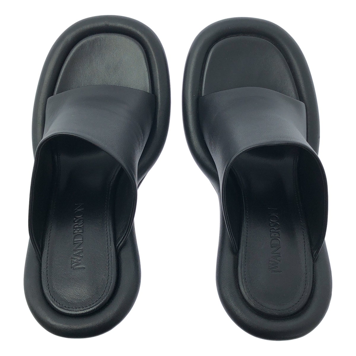 JW Anderson / ジェイダブルアンダーソン Bumper Mule バンパー ミュール / チューブ キトゥンヒール レザー サンダル