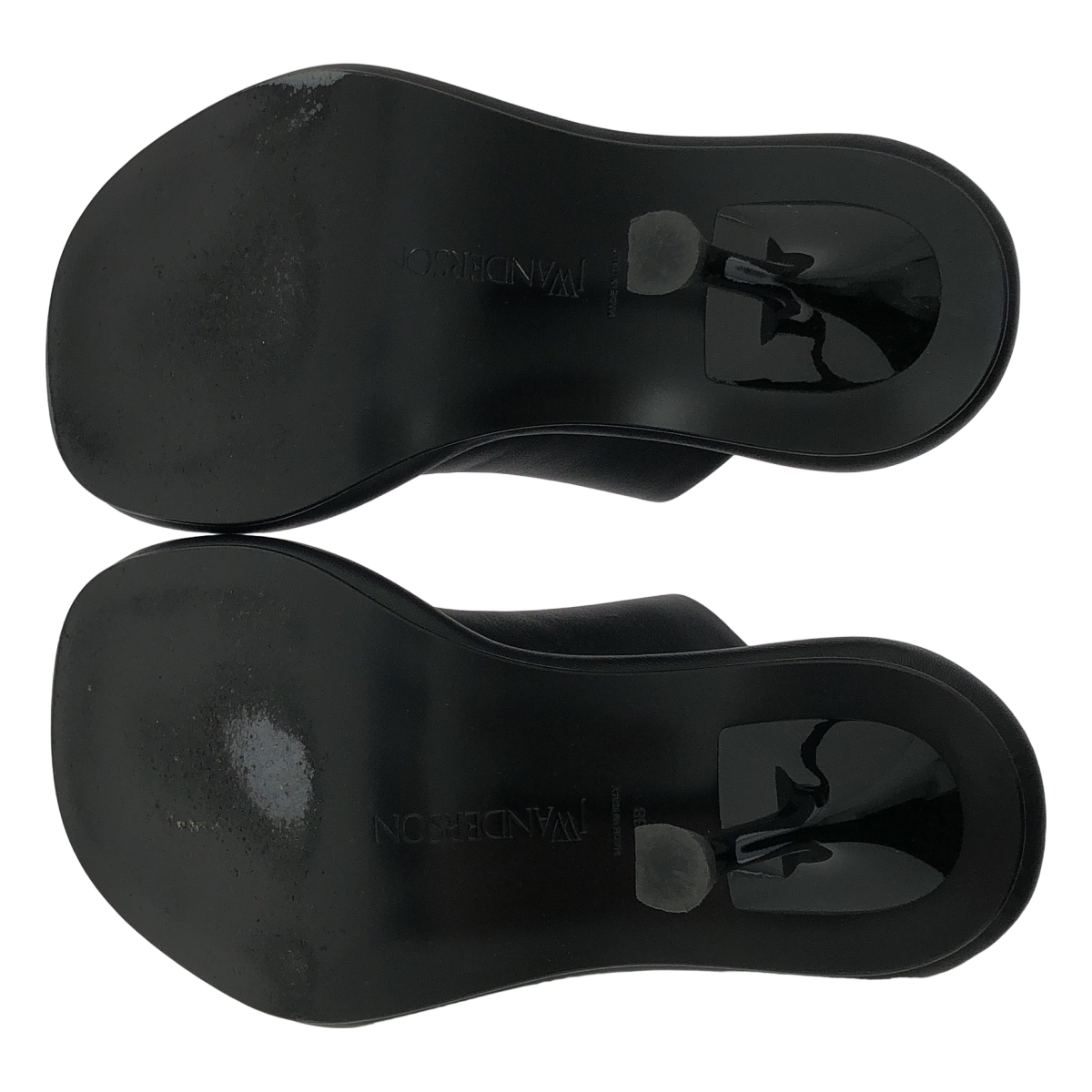 JW Anderson / ジェイダブルアンダーソン Bumper Mule バンパー ミュール / チューブ キトゥンヒール レザー サンダル