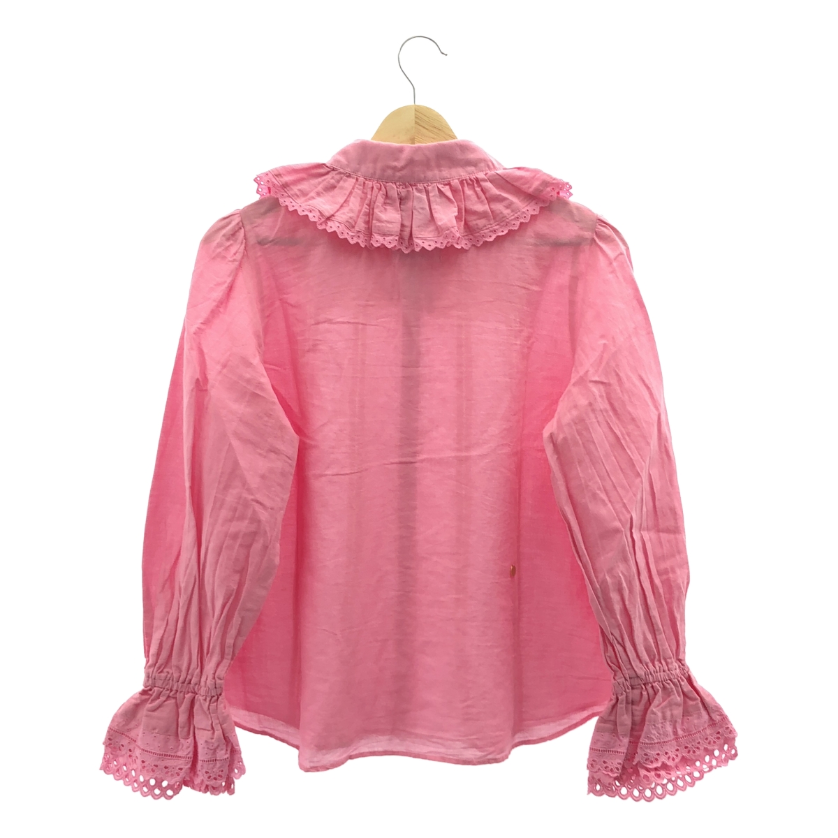 MUVEIL / ミュベール レースフリルカラーブラウス シャツ