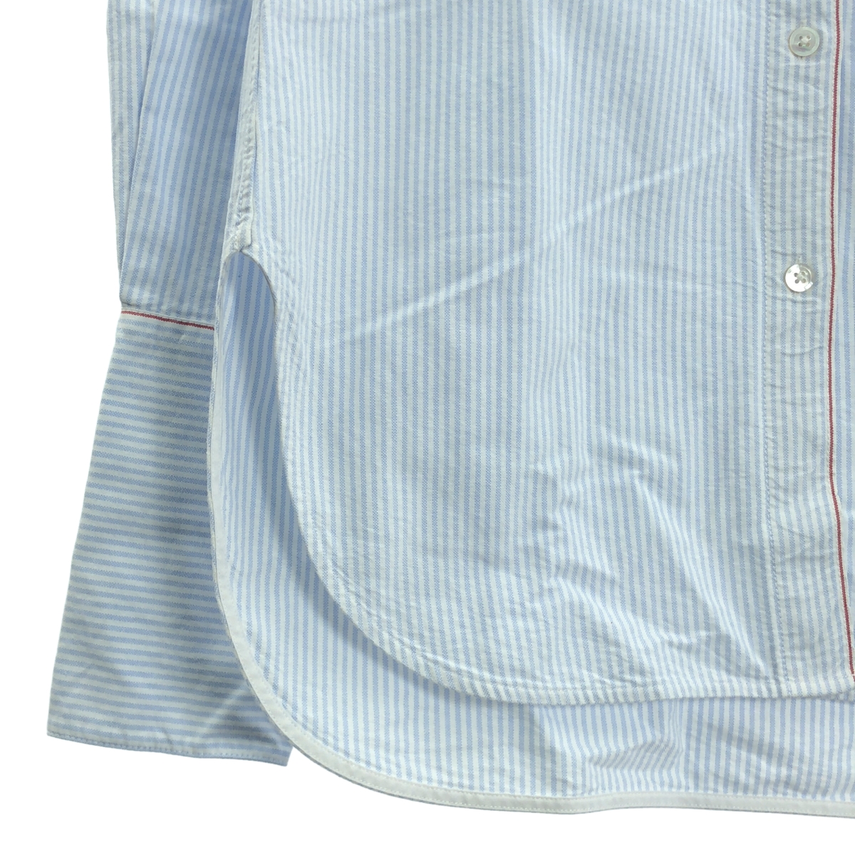 その他 ストライプオックス スリムフィットシャツ