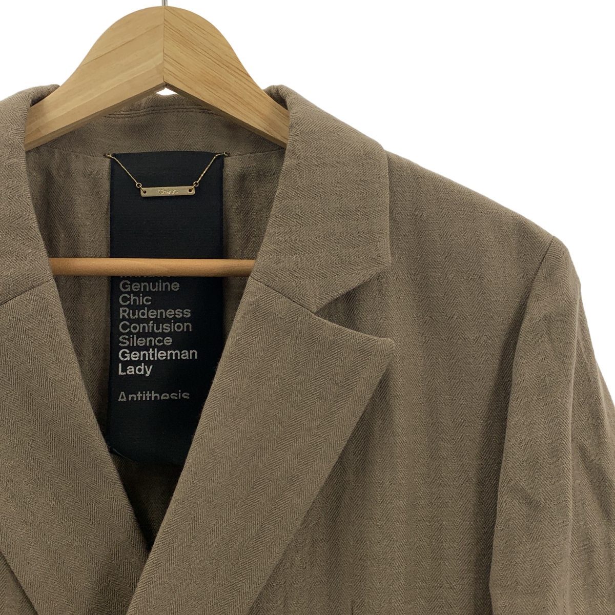 Chaos / カオス ウール リネン ヘリンボーン ジャケット