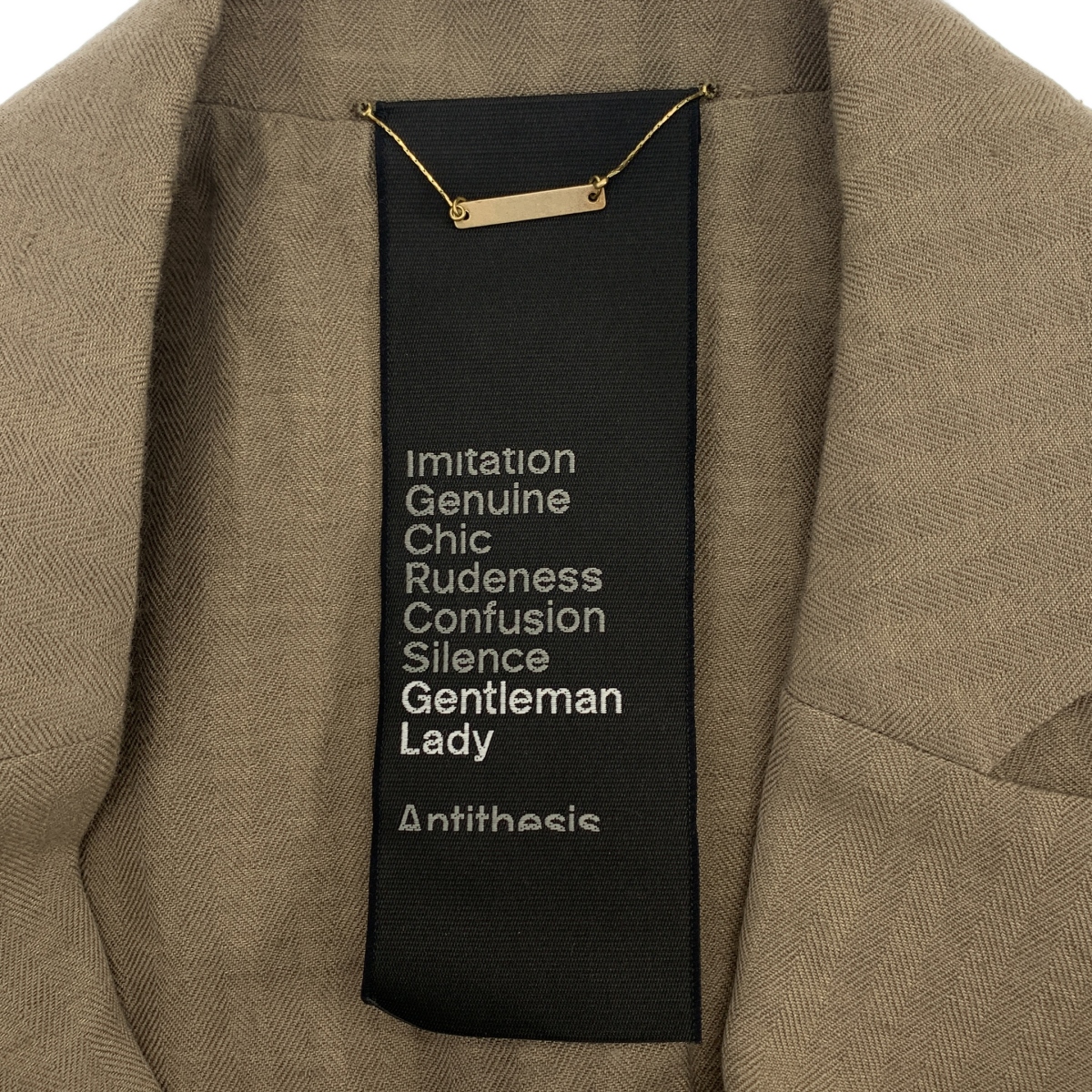 Chaos / カオス ウール リネン ヘリンボーン ジャケット