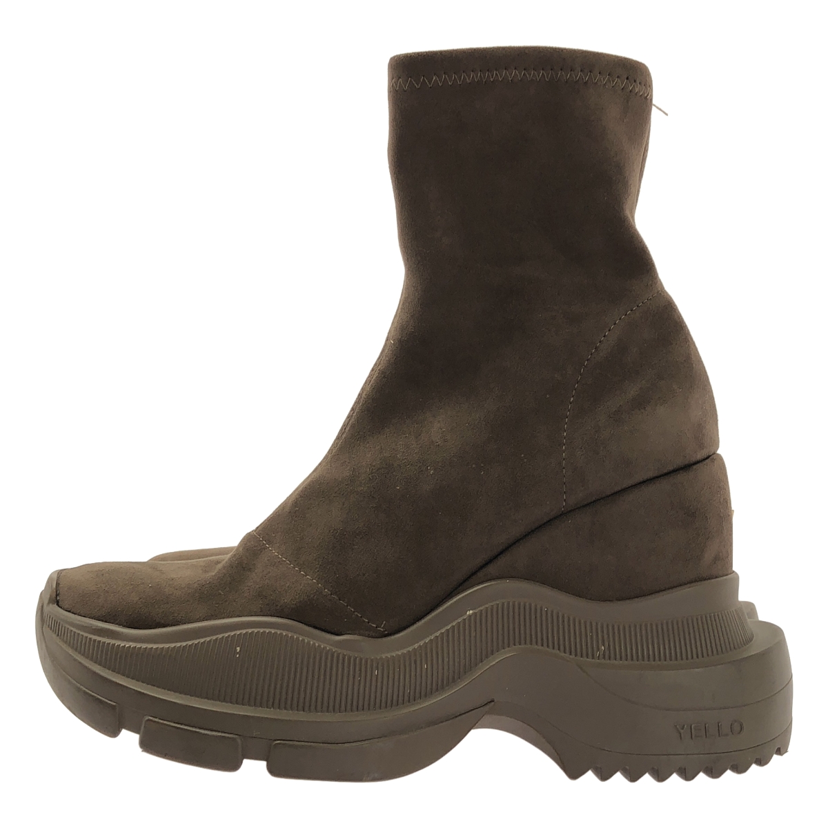 YELLO / イエロ SNEAKER SHORT BOOTS / ロゴ ショート ブーツ