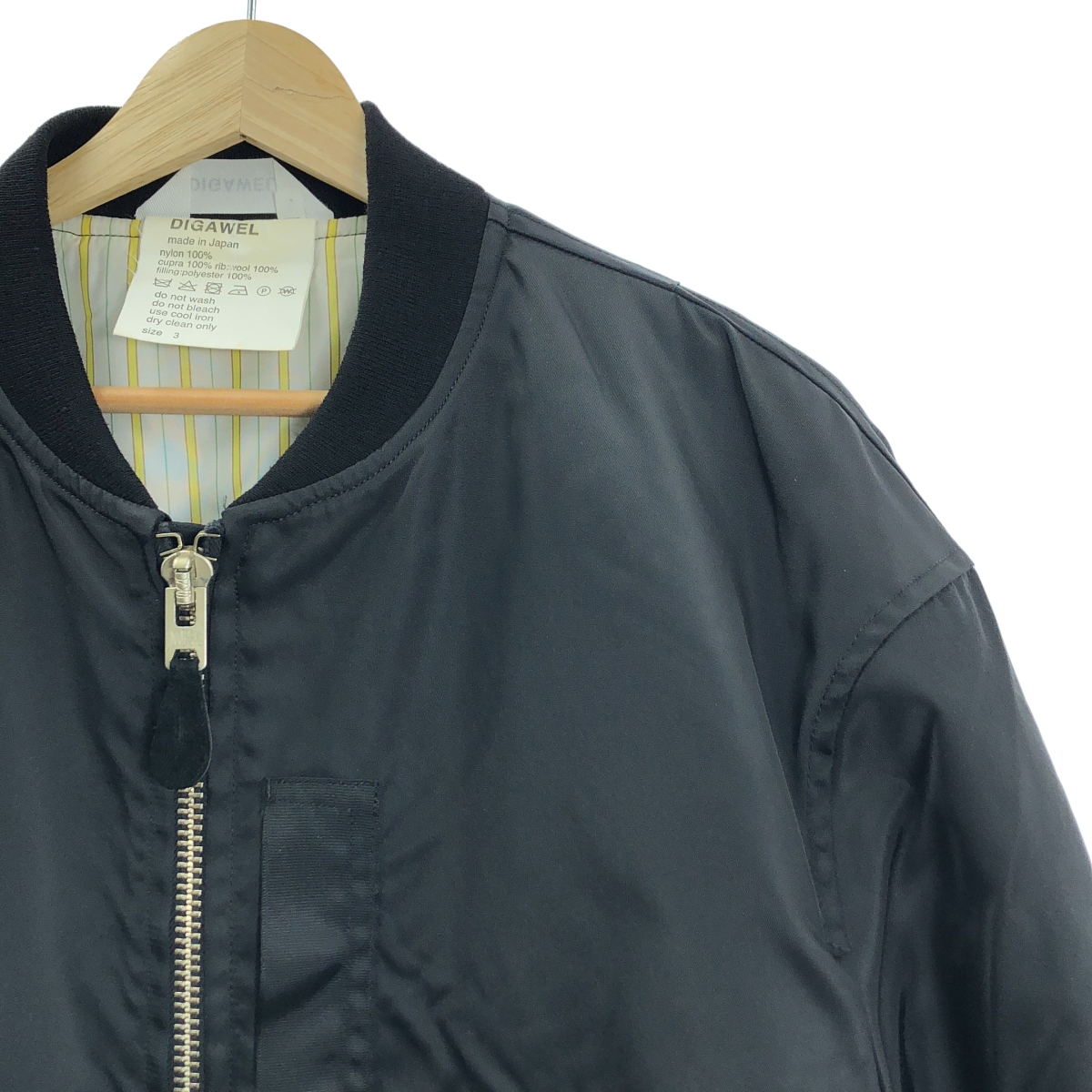 DIGAWEL / ディガウェル 中綿 ナイロン MA-1 ブルゾン