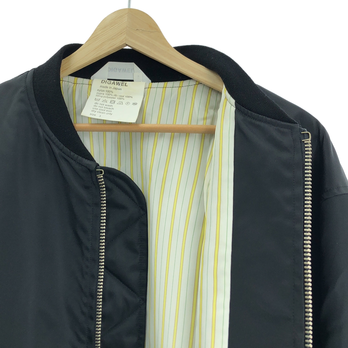 DIGAWEL / ディガウェル 中綿 ナイロン MA-1 ブルゾン