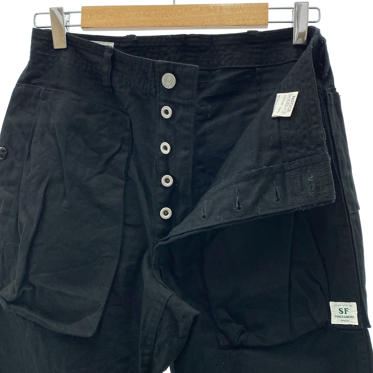 SASSAFRAS / ササフラス SPRAYER PANTS ポリエステル  レーヨン スプレイヤーパンツ