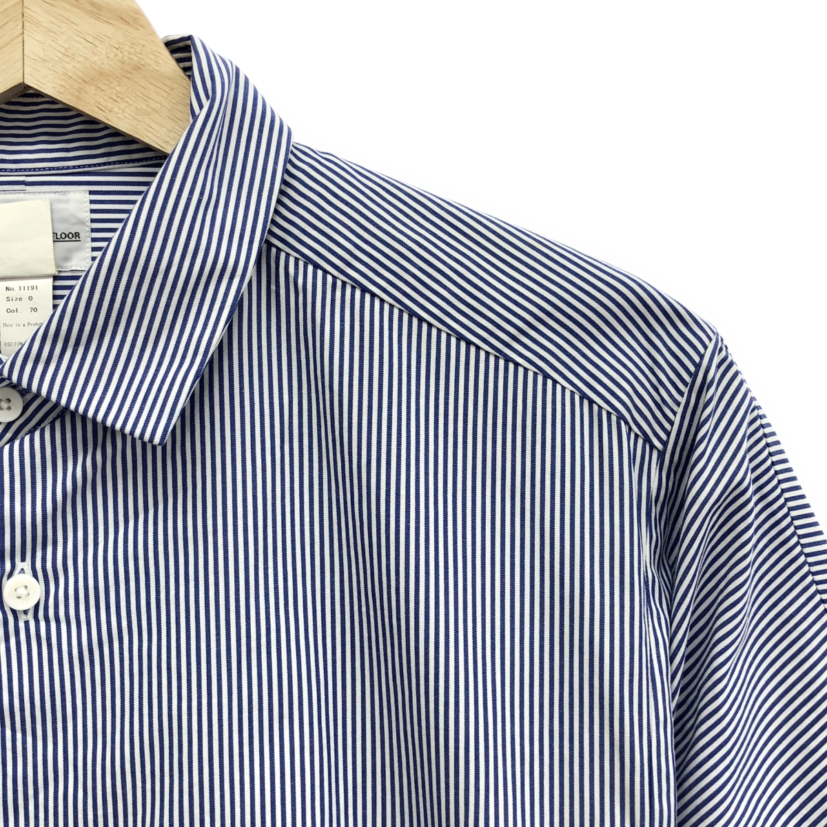 YAECA / ヤエカ × SHIPS / シップス ストライプ ポケット付き オーバー シャツ ワンピース