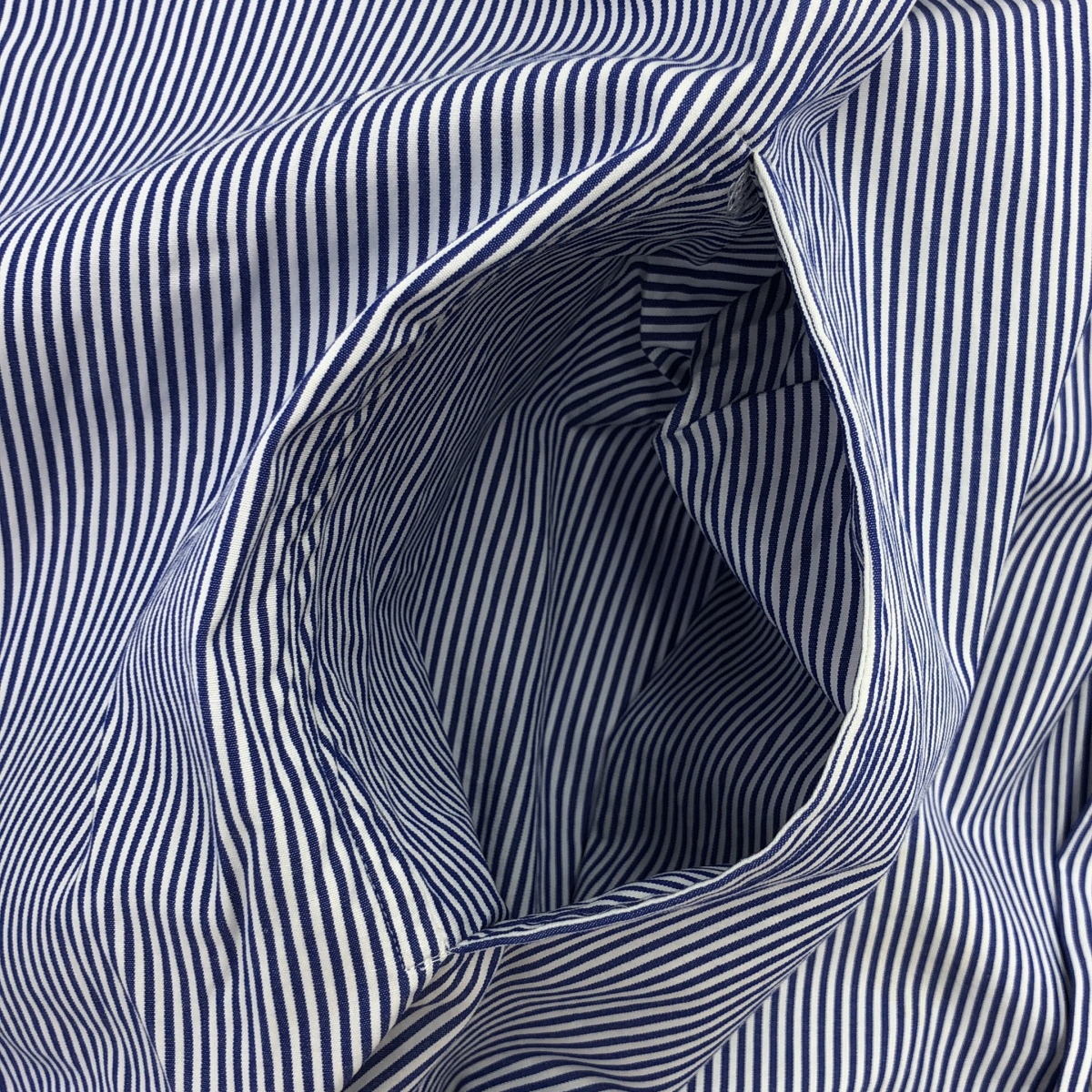 YAECA / ヤエカ × SHIPS / シップス ストライプ ポケット付き オーバー シャツ ワンピース