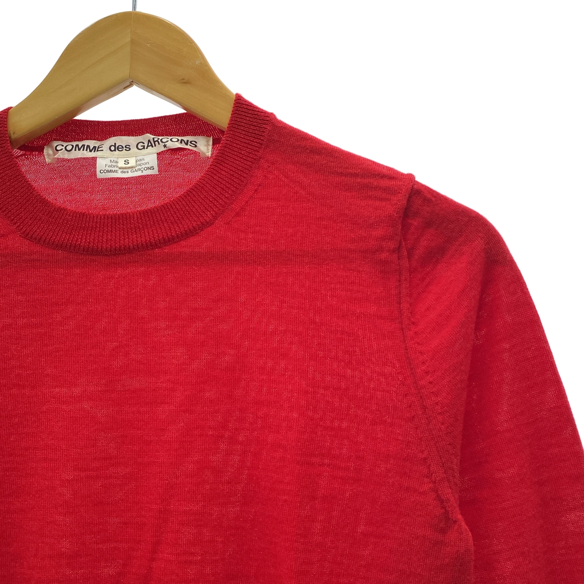 COMME des GARCONS / コムデギャルソン ウール クルーネック ニット セーター