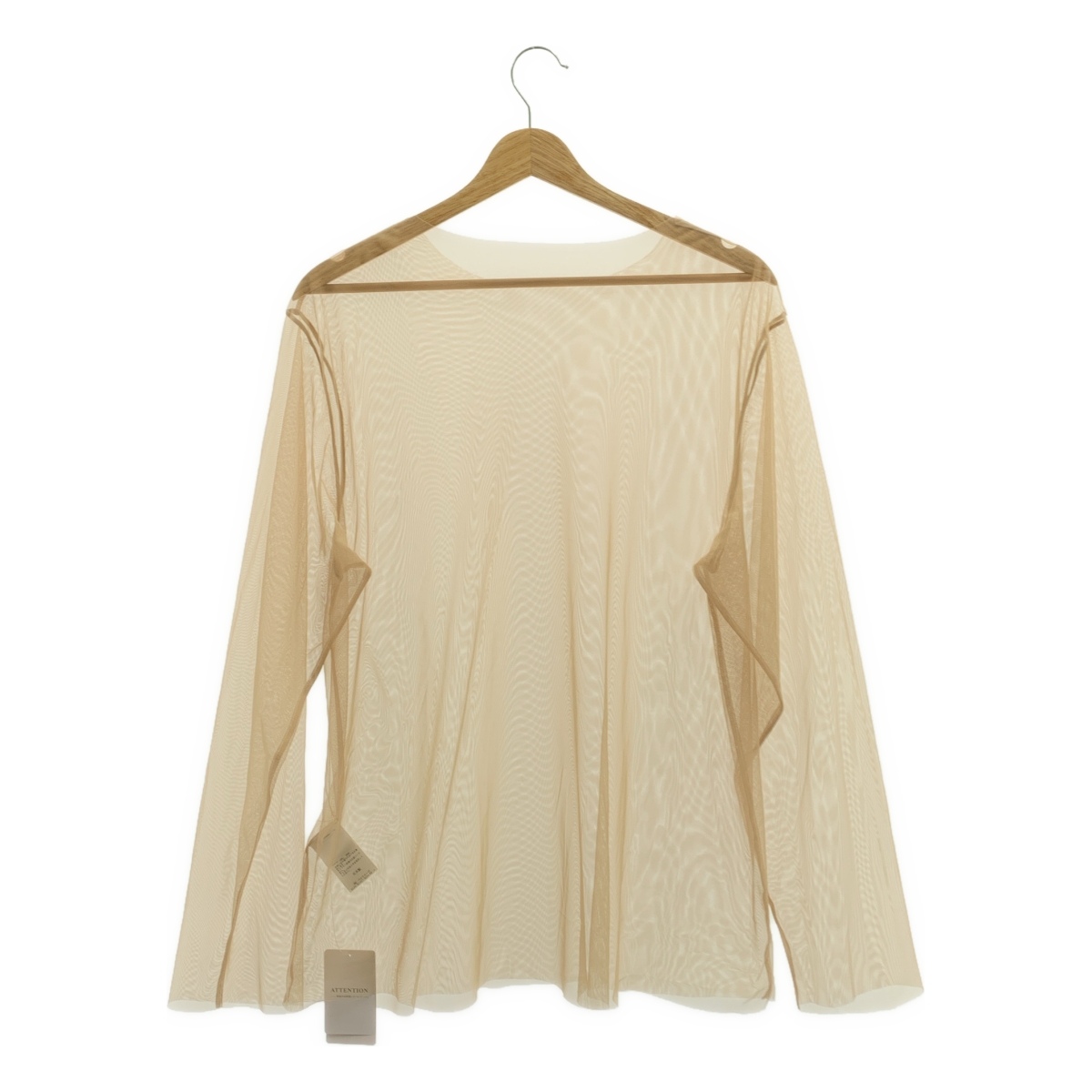 AP STUDIO / エーピーストゥディオ シアー クルーネック ブラウス