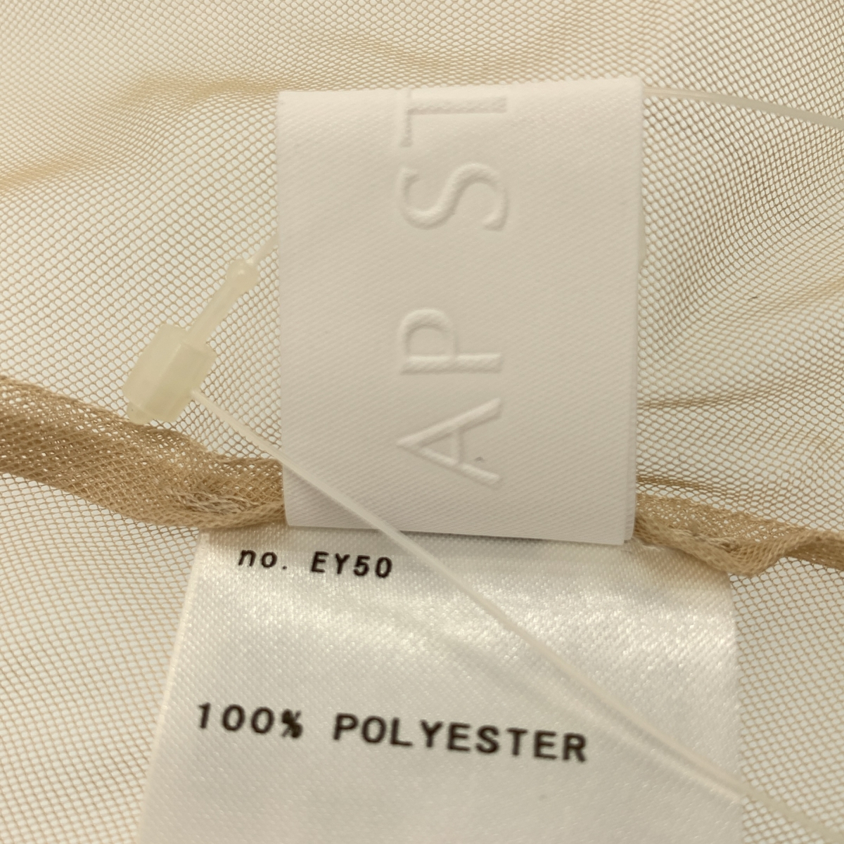 AP STUDIO / エーピーストゥディオ シアー クルーネック ブラウス