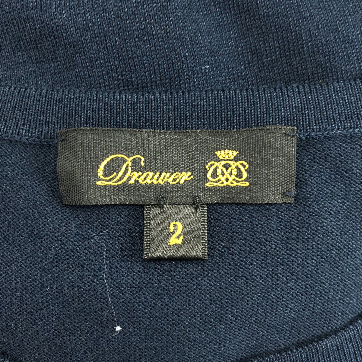 Drawer / ドゥロワー タフタコンビ リボン ワンピース