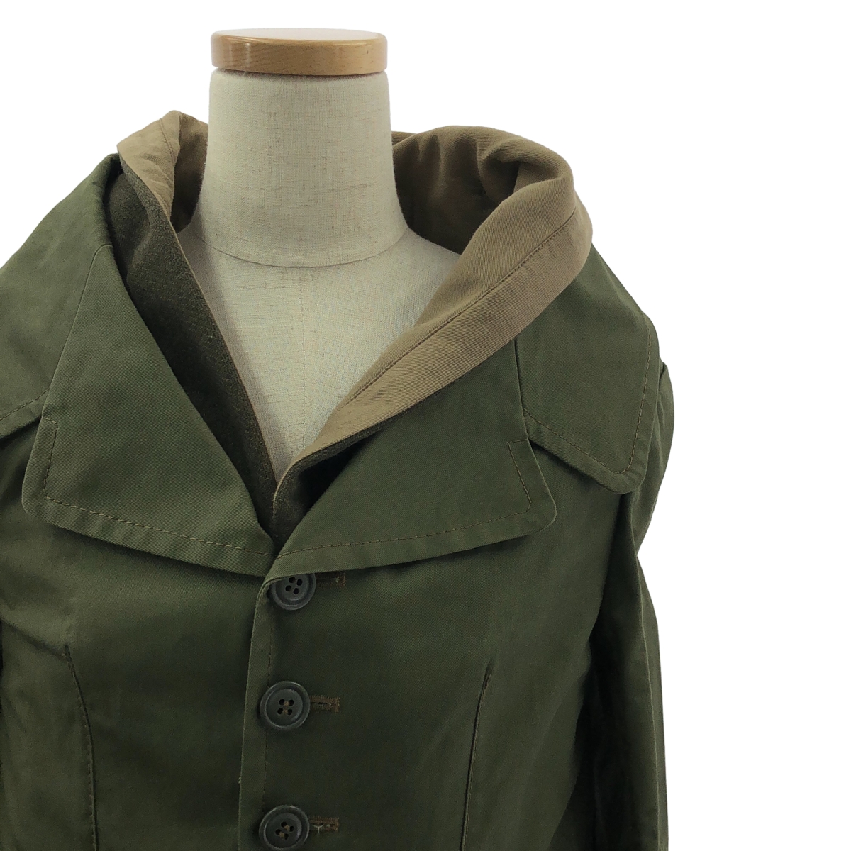 COMME des GARCONS / コムデギャルソン ドッキングデザイン マント ロング ジャケット