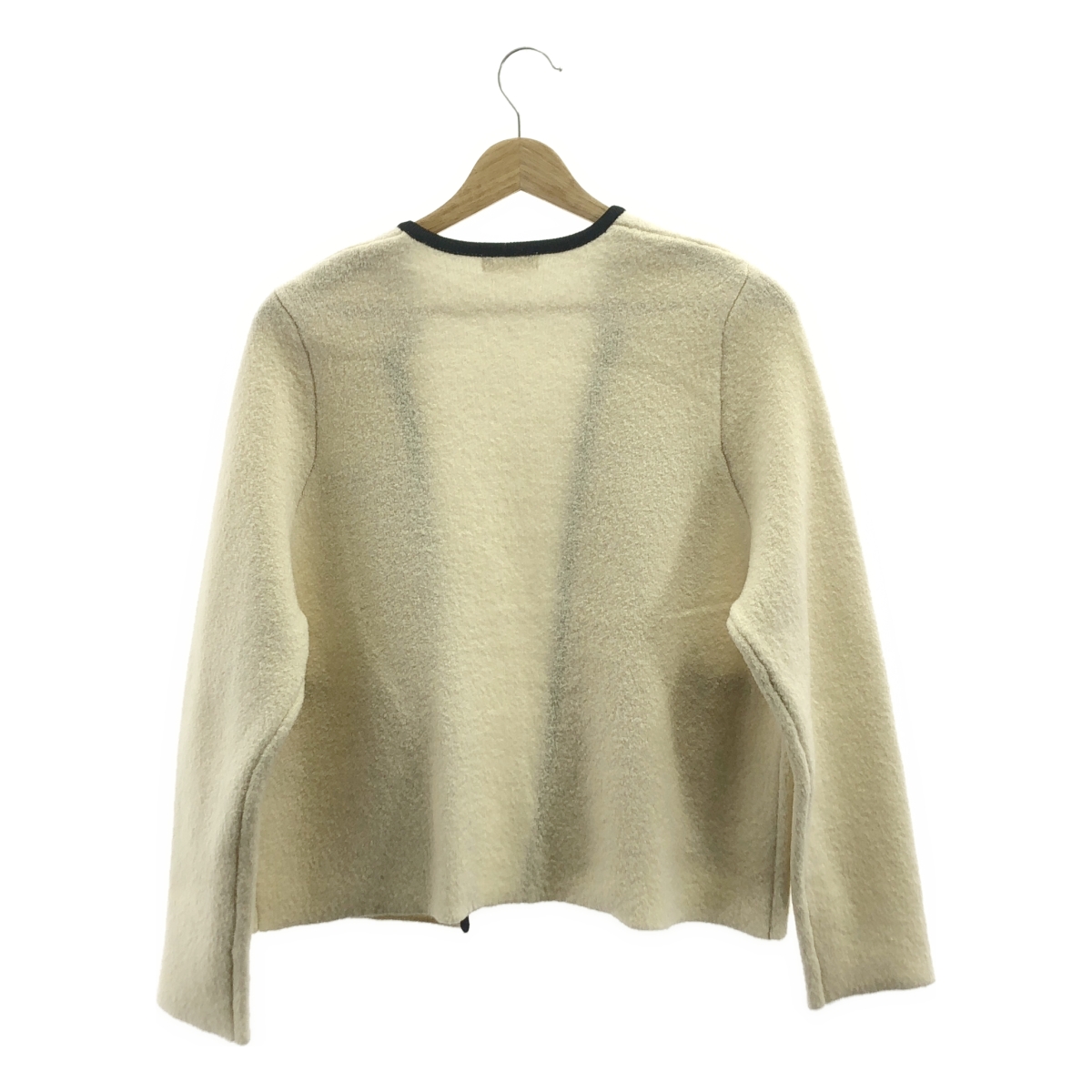 Tomorrowland BALLSEY / トゥモローランドボールジー ウールナイロンブークレー フロント オープン カーディガン