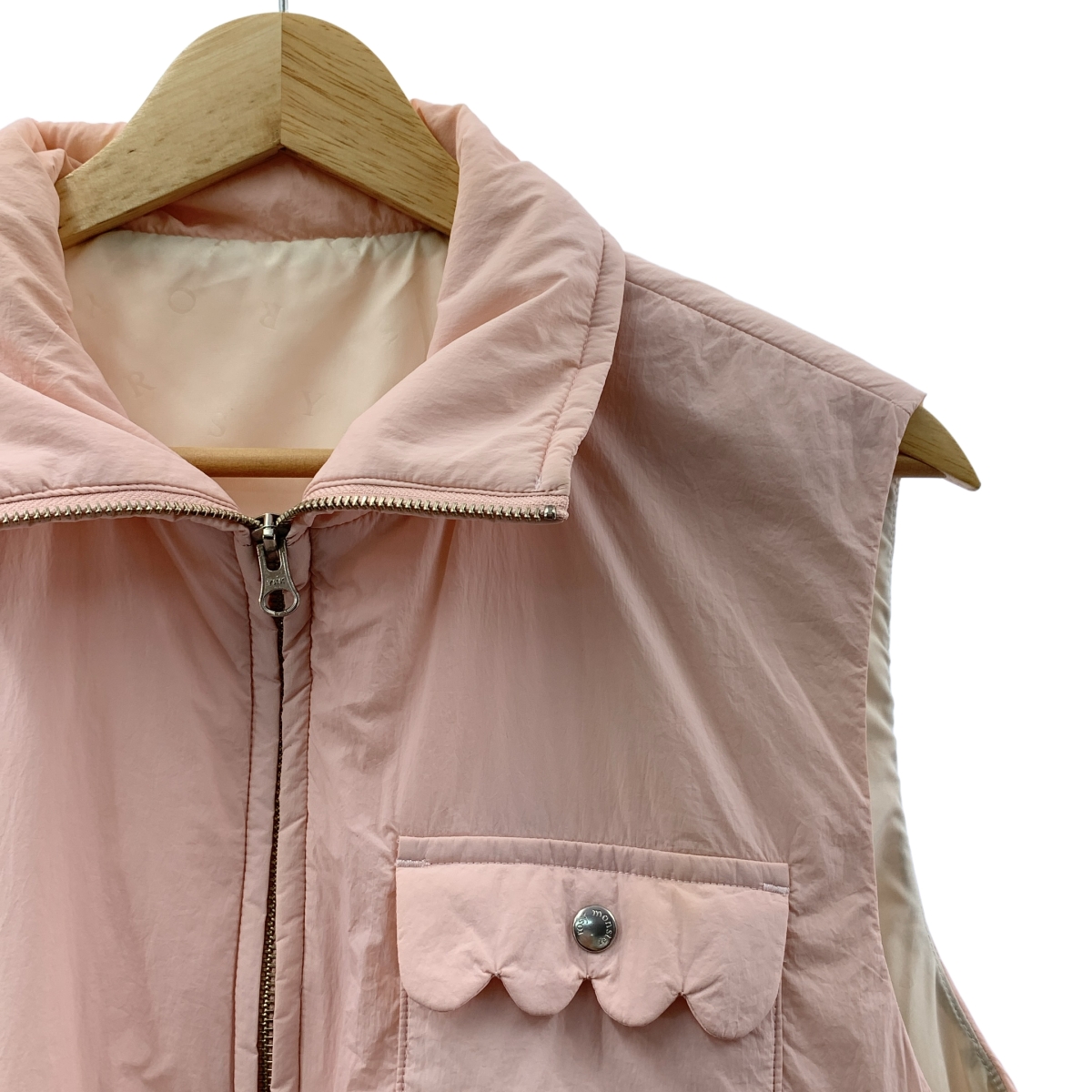 その他 scallop pocket W zip vest ベスト