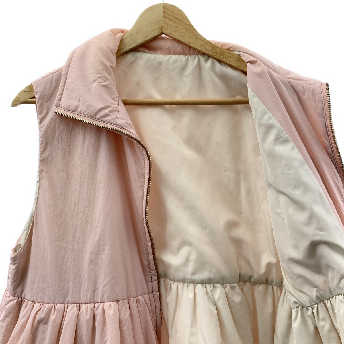 その他 scallop pocket W zip vest ベスト