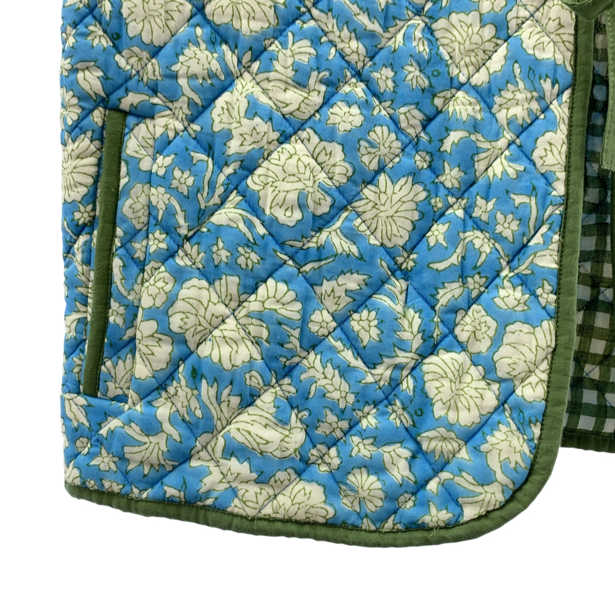 SZ Blockprints / エスゼットブロックプリント MANJU VEST NILA PRINT キルティングベスト