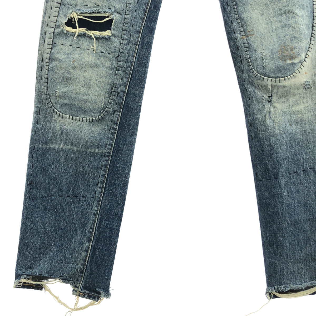 LEVI'S VINTAGE CLOTHING LVC / リーバイスヴィンテージクロージング 501ZXX ダメージ加工 セルビッチ デニムパンツ