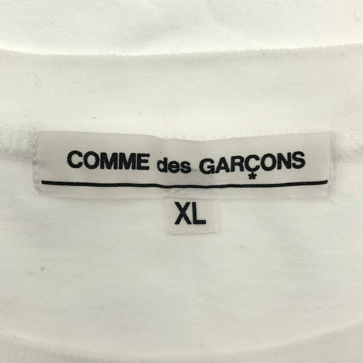 COMME des GARCONS / コムデギャルソン ロゴ クルーネック Tシャツ カットソー