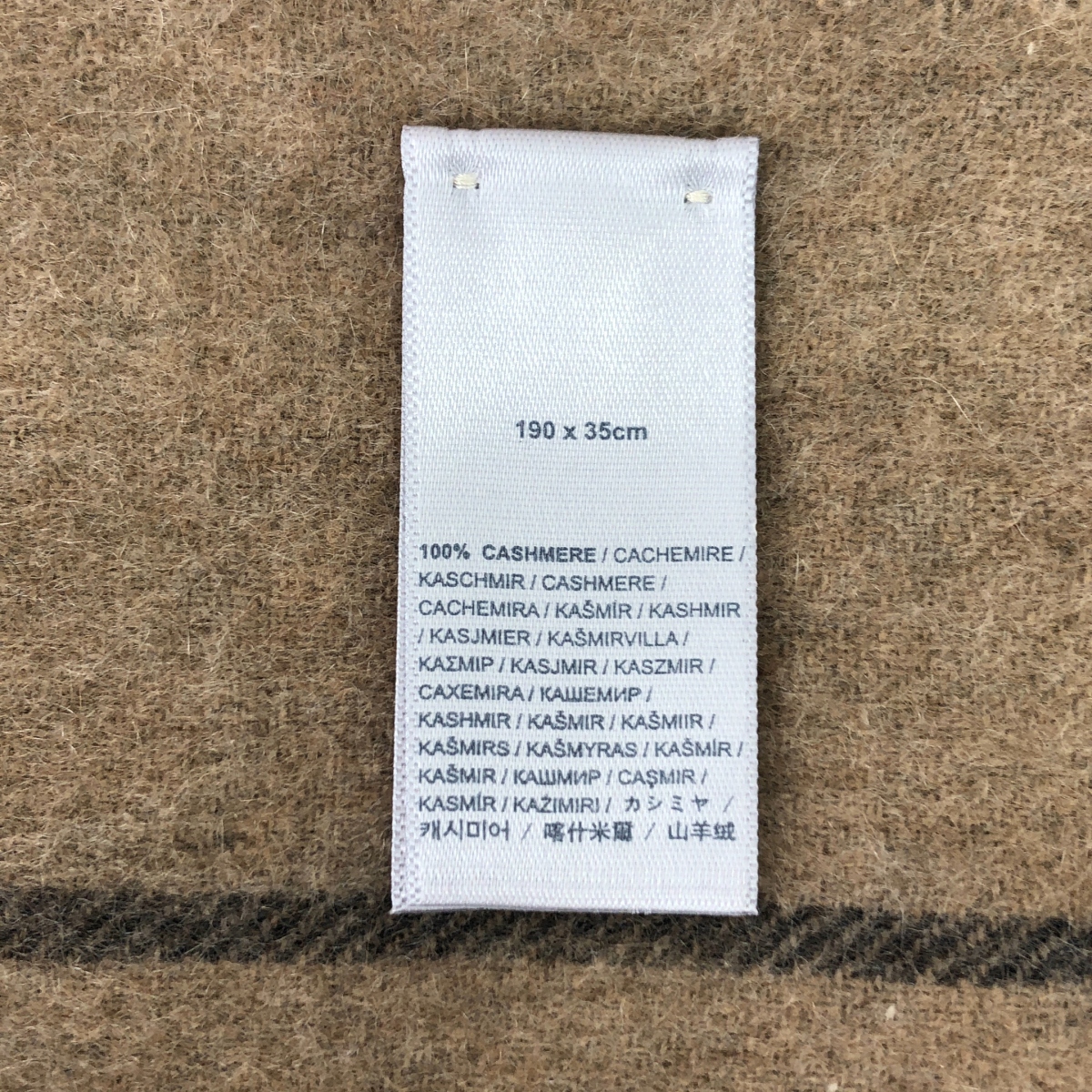 JOHNSTONS OF ELGIN / ジョンストンズオブエルガン カシミヤ チェック フリンジ マフラー