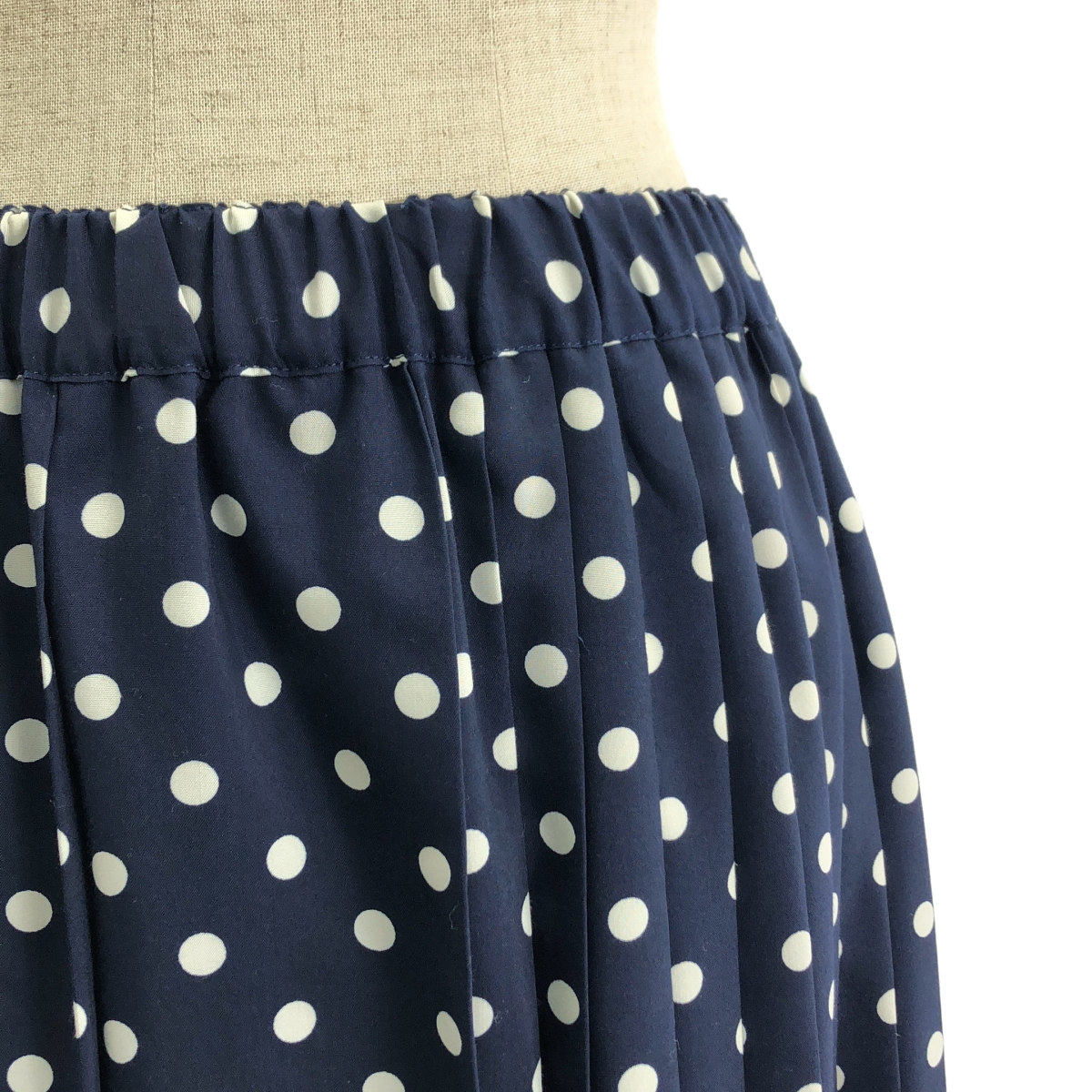 robe de chambre COMME des GARCONS / ローブドシャンブルコムデギャルソン ドット 裁断 プリーツ スカラップ スカート