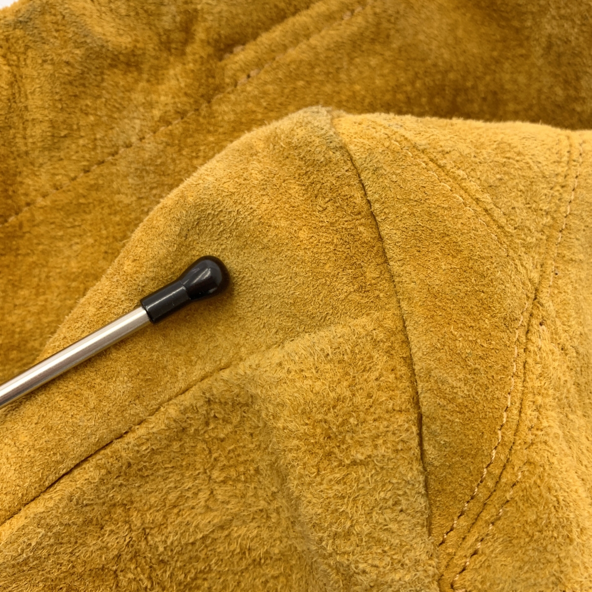 Sasquatchfabrix. / サスクワッチファブリックス LEATHER HELMET BAG スエード 巾着 バッグ