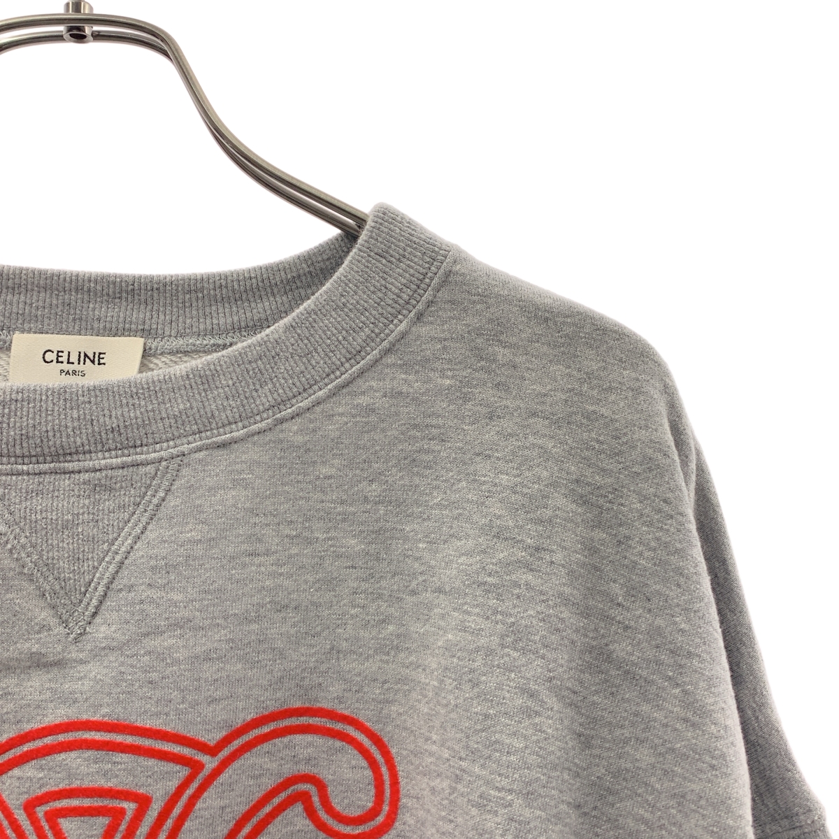 CELINE / セリーヌ コットン カシミヤ トリオンフ プルオーバー ルーズスウェット