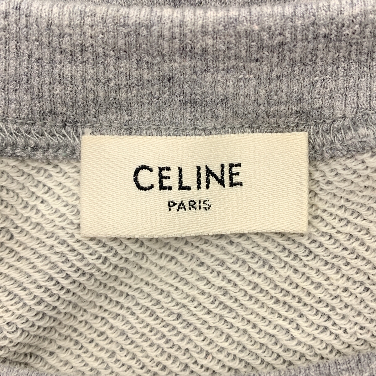CELINE / セリーヌ コットン カシミヤ トリオンフ プルオーバー ルーズスウェット