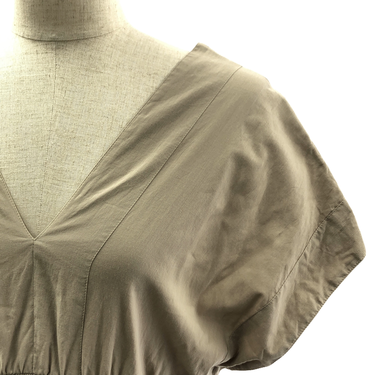 MARIHA / マリハ 夏の光のドレス / ウエストギャザー ボリューム ワンピース / 裏地付き