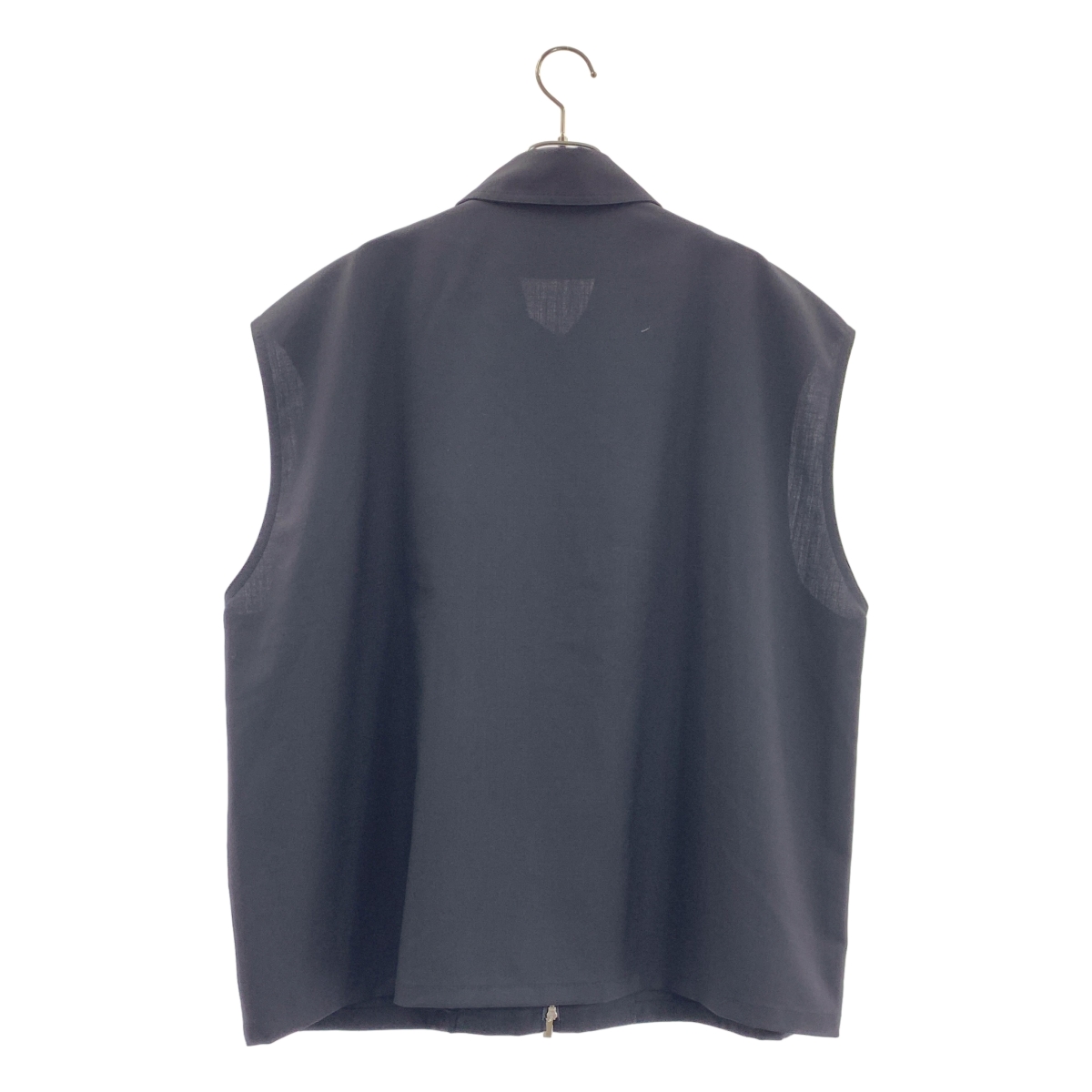 LOWNN / ローン ウール モヘア ノースリーブ ダブルジップ ジャケット