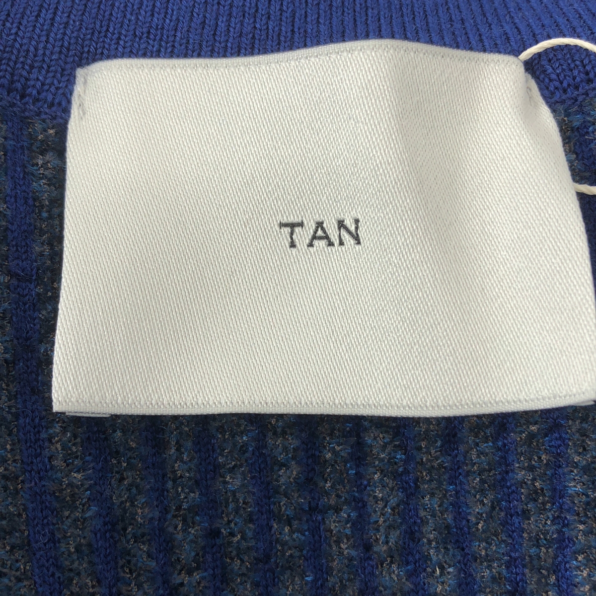 TAN / タン FLOWER JACQUARD CARDIGAN フラワー ジャガード カーディガン