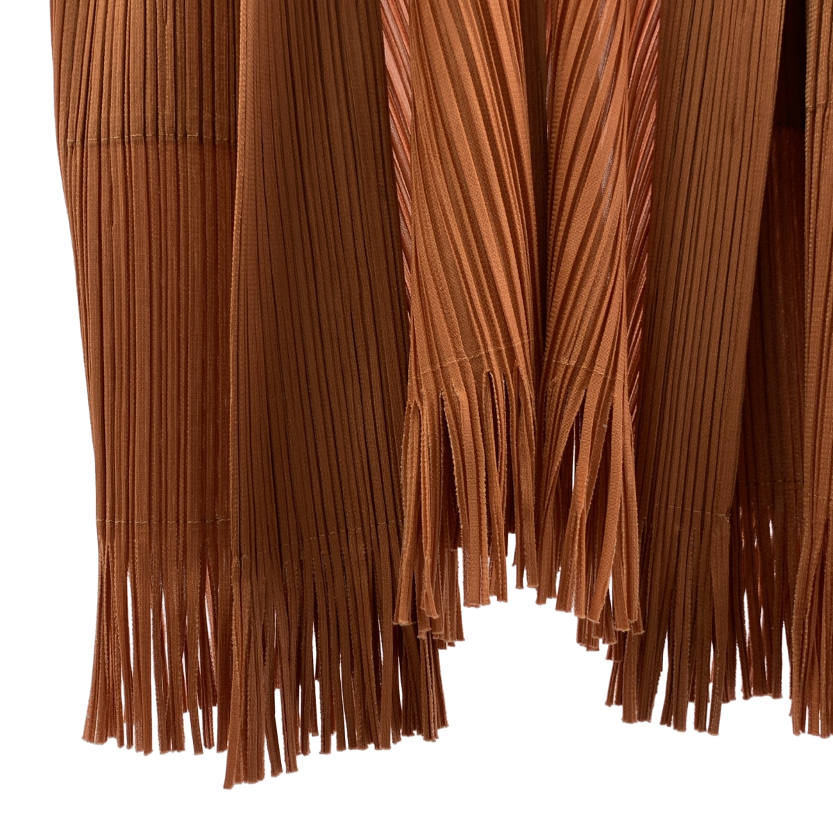 PLEATS PLEASE ISSEY MIYAKE / プリーツプリーズイッセイミヤケ プリーツ フリンジ ロングカーディガン