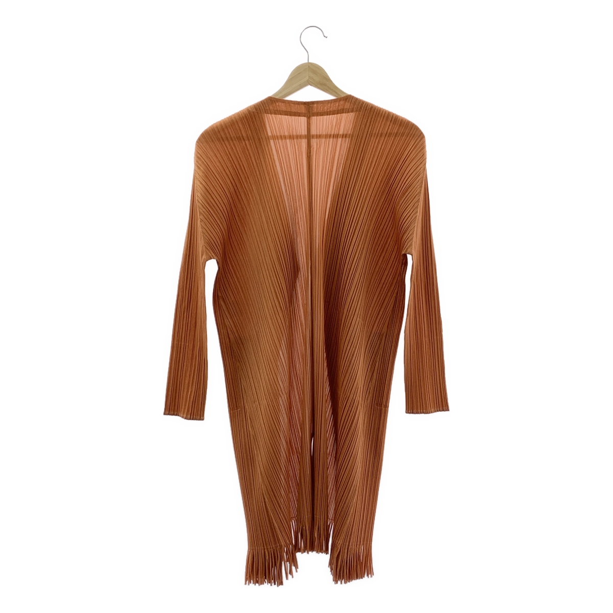 PLEATS PLEASE ISSEY MIYAKE / プリーツプリーズイッセイミヤケ プリーツ フリンジ ロングカーディガン