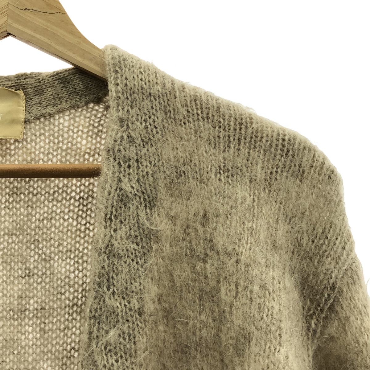 JUN MIKAMI / ジュンミカミ モヘア混 ロングニット カーディガン