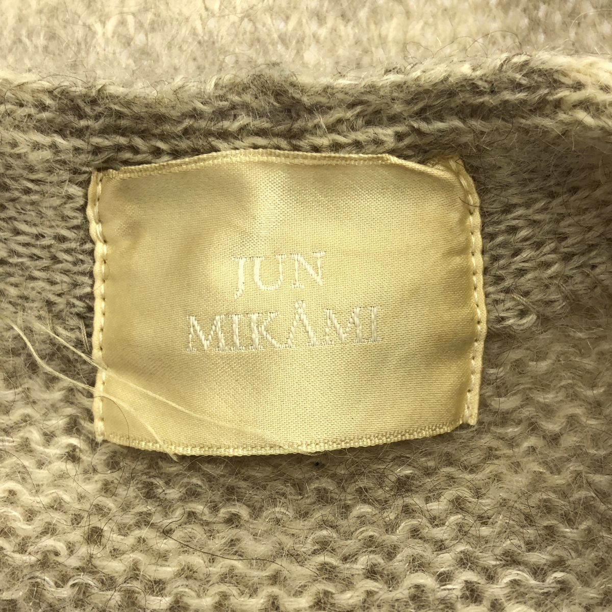 JUN MIKAMI / ジュンミカミ モヘア混 ロングニット カーディガン