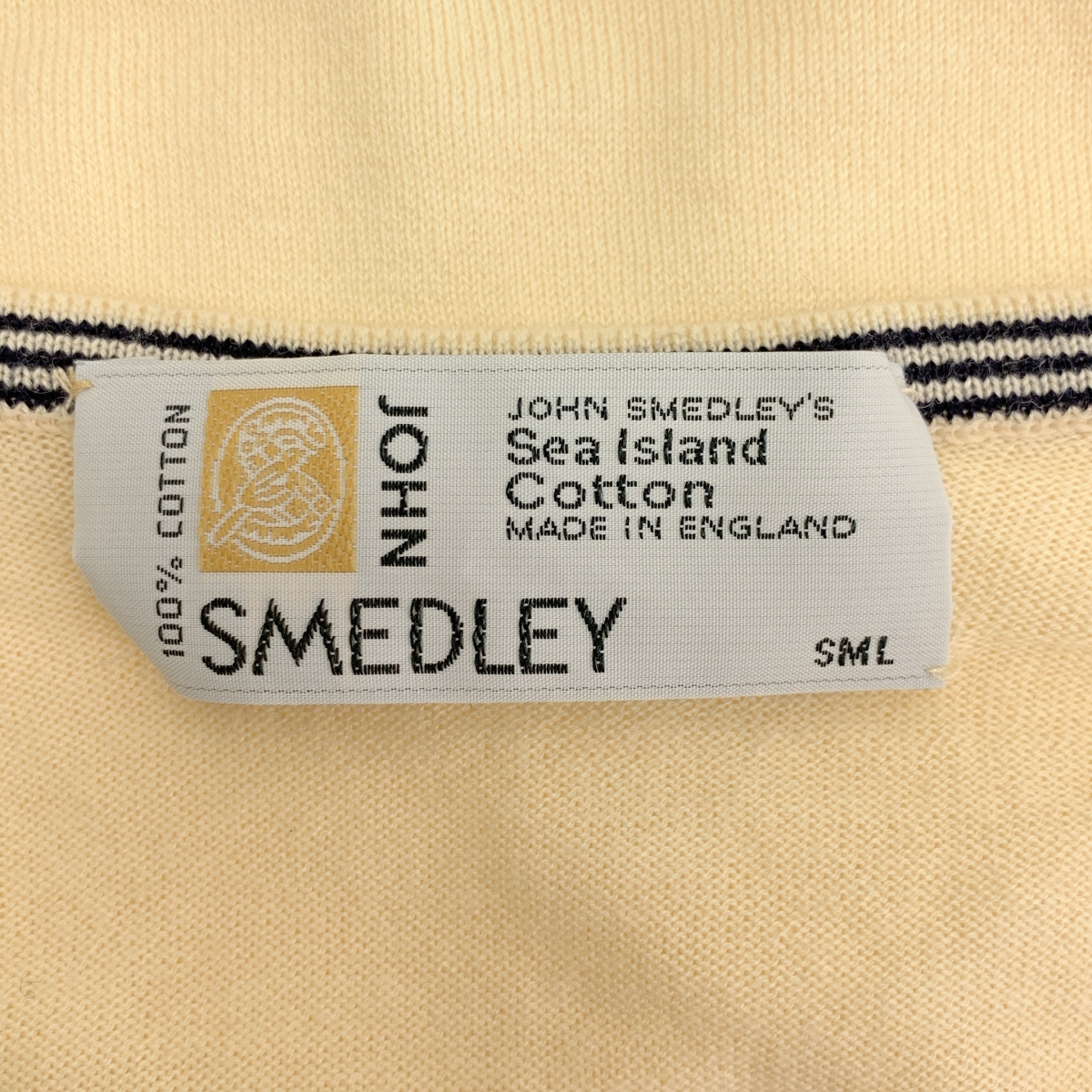 JOHN SMEDLEY / ジョンスメドレー シーアイランドコットン リブライン ニットTシャツ