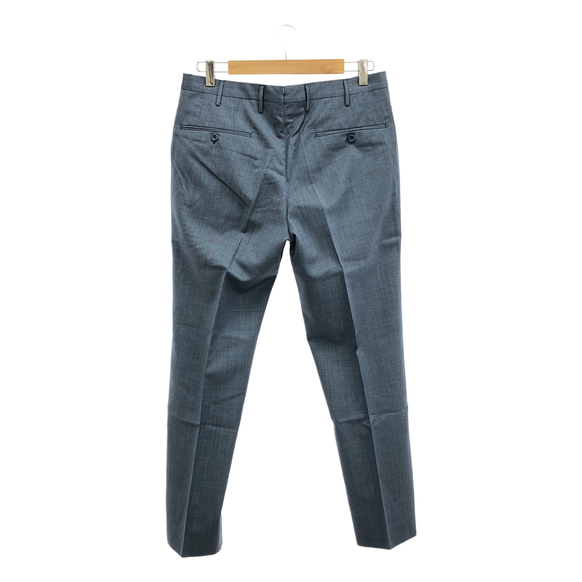 INCOTEX / インコテックス チェック スラックス パンツ